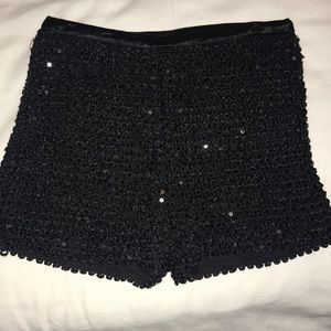 Forever21 Sequence Black Shorts